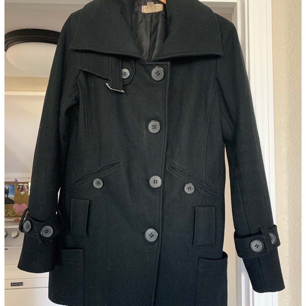 Black American Rag Pea Coat